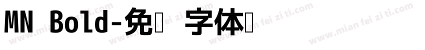 MN Bold字体转换